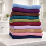 Sharviluxe 600 GSM Premium Terry Cotton Bath Towel – Ultra Soft & Highly Absorbent
