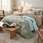 Sharviluxe Opulence Printed Comforter | Premium Soft | All-Season Quilt | Designer Prints